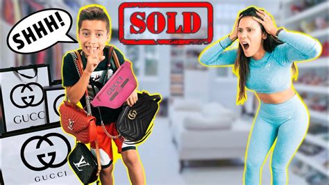 gucci mothers day prankl|I SOLD MY MOM'S GUCCI ITEMS! PRANK The Royalty Family.